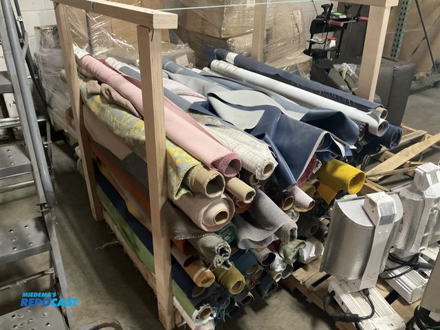 Lot 2-96383 - Skid lot of miscellaneous rolls of fabric