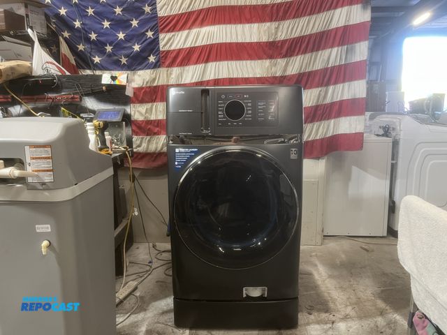 Lot 2-57016 - GE profile all in one Washer & Dryer Set smart dispense detergent and softener   12 cycles  5 wash o...