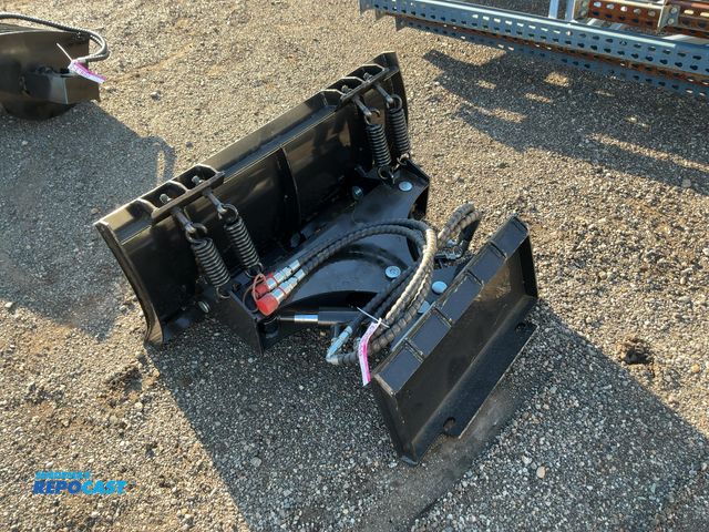 Lot 2-21649 - New SDLANCH 39" Plow Blade Mini Skid Steer Attachment, Spring Trip, Bolt on Metal Cutting Edge, Hydr...