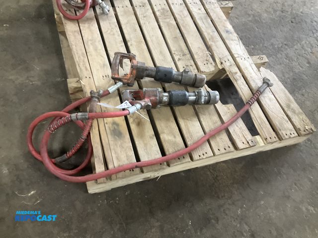 Lot 2-33161 - (2) Pneumatic hand held demo hammers, used