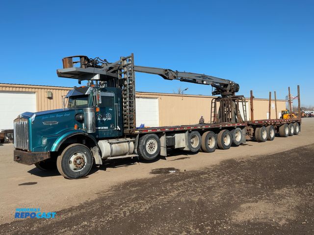 Lot 2-10641 - 1997 Kenworth T800 Log Truck with Pup Trailer
