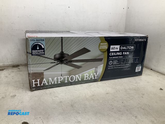 Lot 2-92518 - Hampton Bay 60" Dalton Ceiling Fan 1011954278