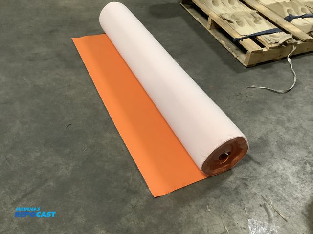Lot 2-18139 - Roll of marine quality vinyl covering approx. 40 yards  - 55” long