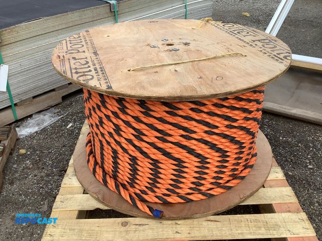 Lot 2-35909 - 1" Orange BLK Polypropylene Rope 1 x 1000