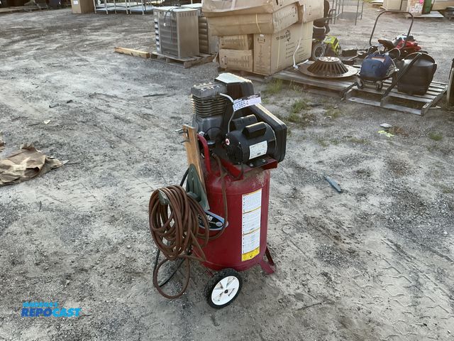 Lot 2-13654 - Coleman Powermate CL0502713 27-gallon, 130 max psi vertical belt-driven electric air compressor