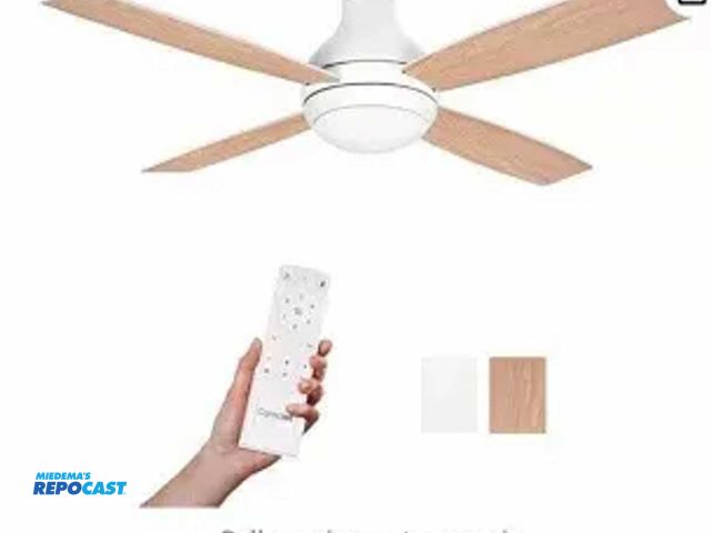 Lot 2-65697 - Lot of (2) 52" Ceiling Fans - low profile remote control