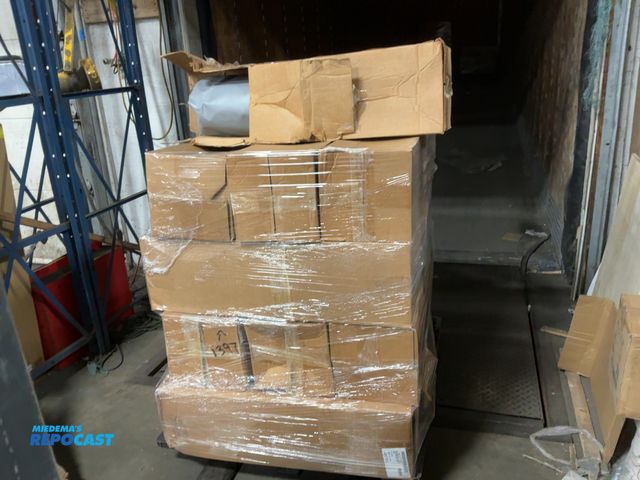 Lot 2-67270 - Skid of (18) 9’ x 18’ tent floor tarps.