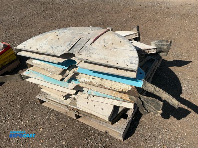 Lot 2-40486 - Skid of Assorted Blade Guard for Concrete Saws, approx. (9) complete guards, largest fits approx. 42...