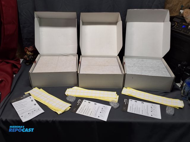 Lot 2-23623 - 3 BOXES OF FELT WALL TILES