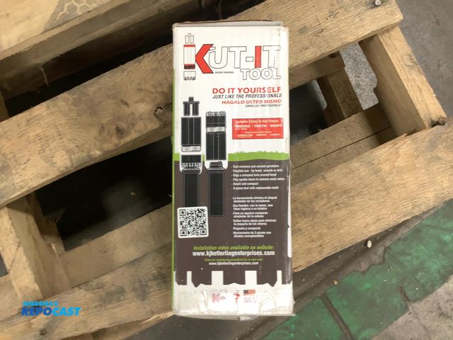Lot 2-76780 - KUT-IT Irrigation Pop up / Sprinkler Tool cleaner - New Driver, body, and teeth included Removes sod...