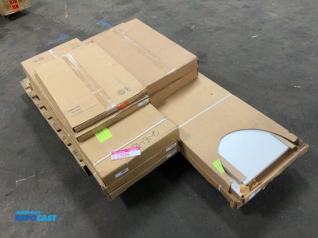 Lot 2-23696 - Skid of The Stow Company Closet Shelves/Organizer Units, includes (1) Closet Kit 680144-WH, (2) Clos...