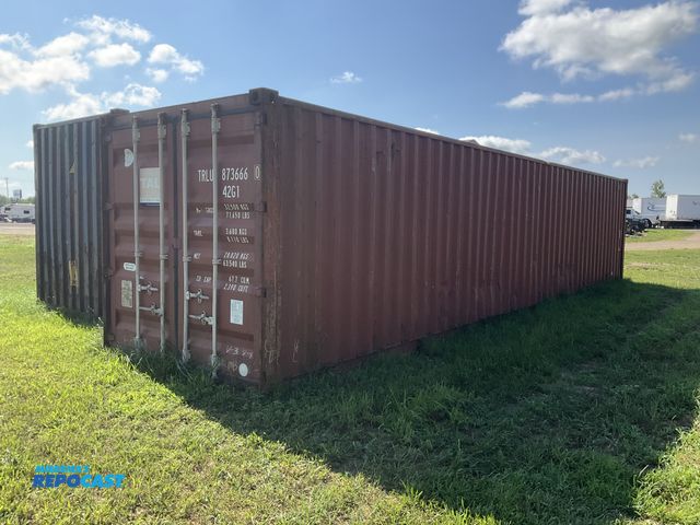 Lot 2-21492 - 40’ Standard Shipping / Storage Container, 8’ wide x 8’6” tall, swing doors on one end with a 90”T x...