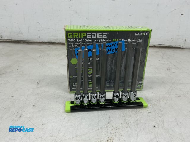 Lot 2-64076 - GripEdge Hex Bits - 2-7m long