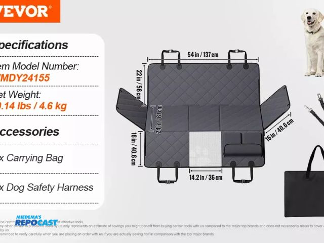 Lot 2-19637 - VEVOR Full Package Back Seat Extender for Dogs Model WMDY24155