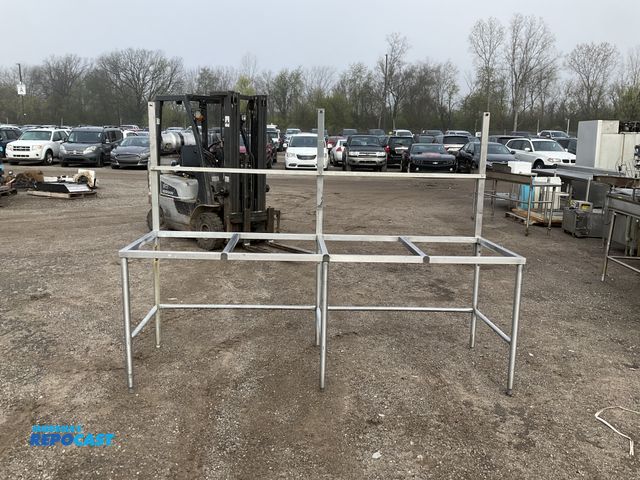 Lot 2-77048 - Stainless Steel Commercial Kitchen Prep Table, No Countertop or Shelving. Includes Brackets for Bott...