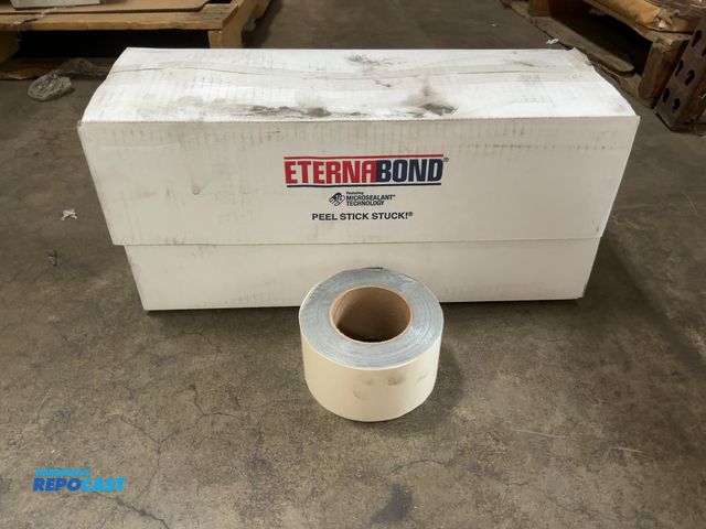 Lot 2-96389 - NEW (1) FULL CASE OF 8 ROLLS OF INTERNABOND RV SEAL REPAIR TAPE 8 ROLLS PURE CASE OF 3" x 50' PURE R...