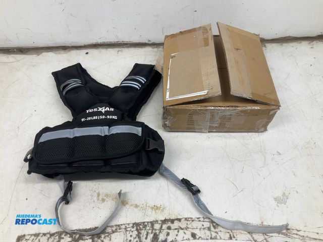 Lot 2-17141 - New Yes4All adjustable weighted vest, 11-20 pounds
