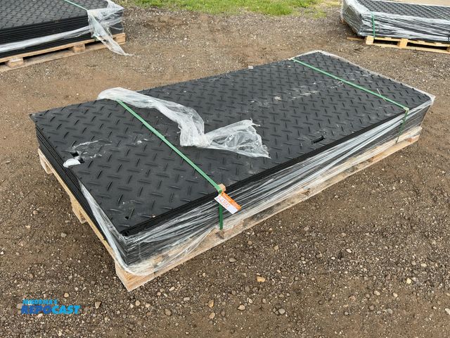 Lot 2-43682 - (15) New SDLANCH IRGPM Ground Protection Mats, Approx. 41-3/4” wide x 94-1/2”long x1/2” thick, diamo...