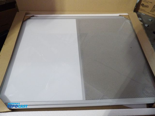 Lot 2-58217 - Lot of (10) New Combination boards dry erase board Cork bulletin board 12 x 24" wall mounted magneti...