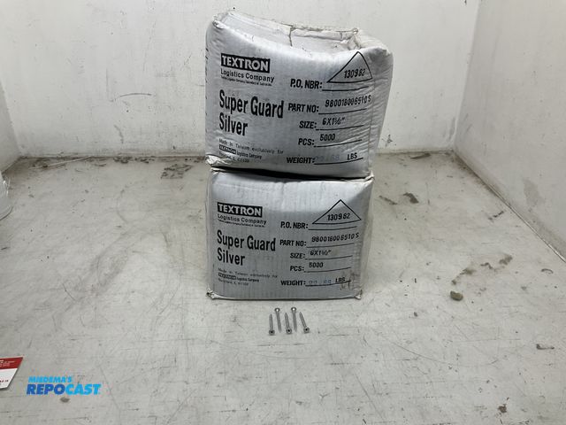 Lot 2-74625 - lot of (2) cases #6 x 1-5/8" drywall screws - (5000) per case - 10,000 Screws total