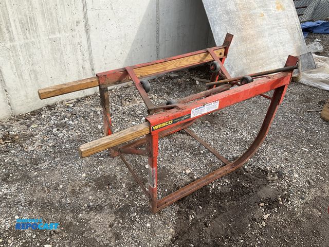 Lot 2-19840 - Wesco industrial drum cradle with 1000 lbs capacity