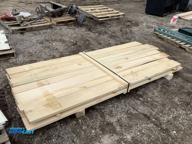 Lot 2-92335 - lot of (2) layers of approx. 44"w x 8' long 4/4 Basswood