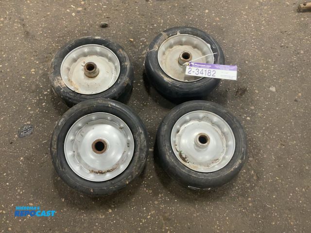 Lot 2-21218 - (4) 10” Gauge Wheels, fit on 1” diameter shafts