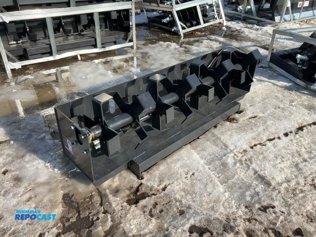 Lot 2-44435 - New JCT Hydraulic Rototiller Skid Steer Attachment Quick Attach Hydraulic Powered