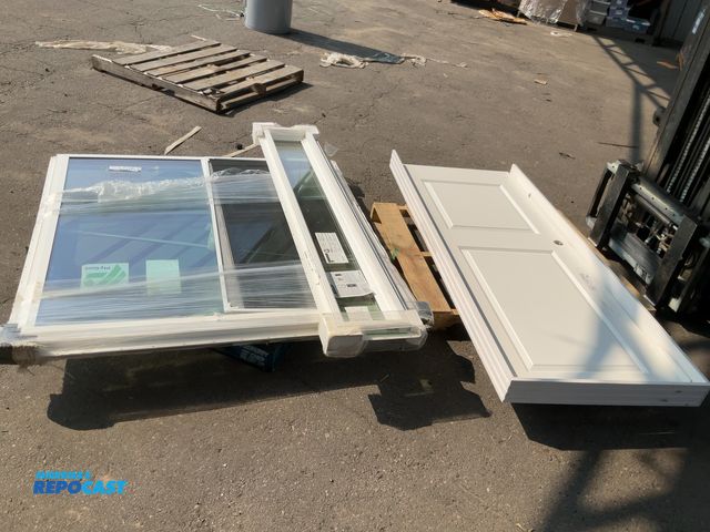 Lot 2-18173 - Lot of New building supplies, including (1) PlyGem large sliding window, (60”x60” with screen), (1) ...