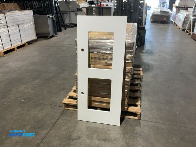 Lot 2-92726 - Pallet of 7 Fresca White Quartz Double Sink Vanity Tops- 20 1/2”x48”x3/4”