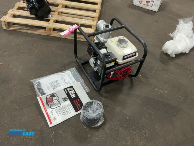 Lot 2-21128 - New 2023 North Star 3" Semi-Trash Water Pump, Honda GX160 Gas Engine with Recoil Start