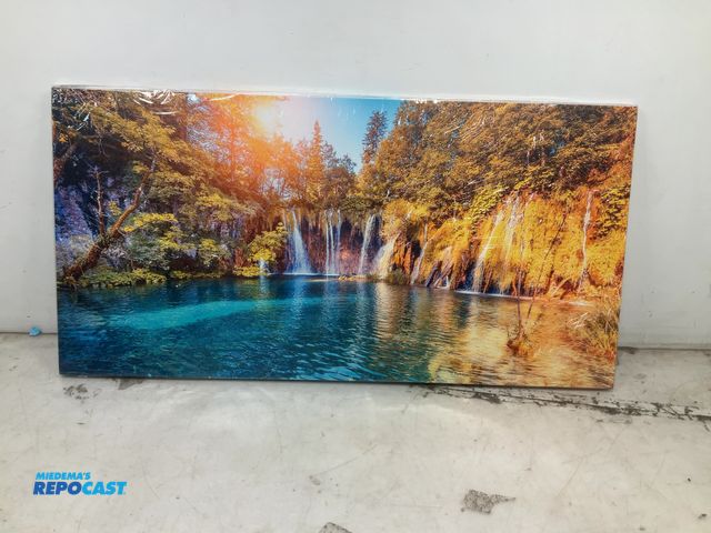 Lot 2-92783 - Large canvas wall art painting, 24” x 48”