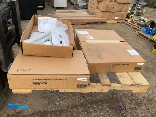 Lot 2-94674 - Pallet of 5 New Hand Sanitizer Station Kits