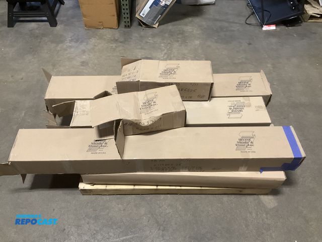 Lot 2-63308 - Skid Lot of Irvine Shade &amp; Door Assorted-Sized Window Shades