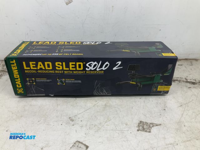 Lot 2-19578 - Caldwell Lead Sled Solo 2 recoil-reducing rest with weight resevoir