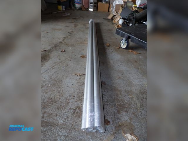 Lot 2-53318 - lot of (5) New Aluminum Pipe 8ft x2"OD