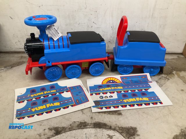 Lot 2-19381 - Fun Fair Kids Ride-On Train TQ10273