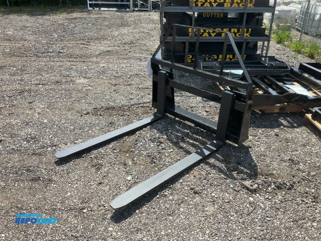 Lot 2-10872 - New AGT SAII100 Skid Steer Fork Attachment 48” Quick Attach