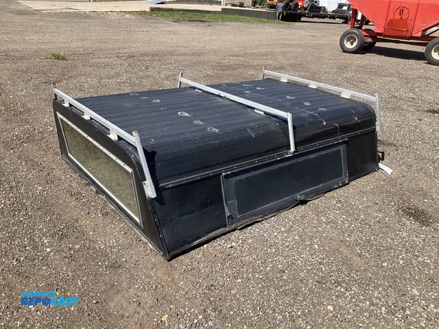 Lot 2-40700 - Unicover aluminum truck bed topper 100”L x 71”W, scattered scratches and dents, used