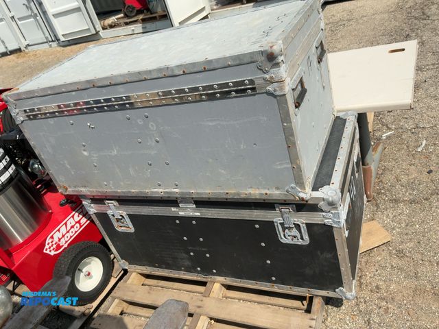 Lot 2-11184 - Lot of (2) military storage boxes