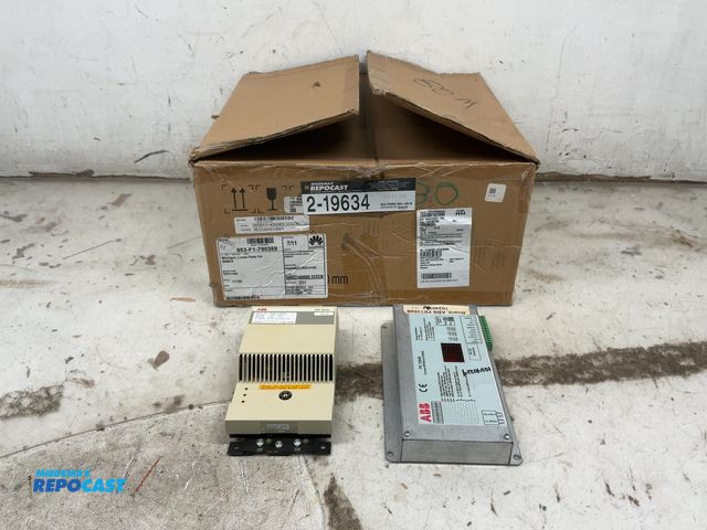 Lot 2-19634 - Box of Used Asea Brown Boveri Parts Including (5) 5751017-A / 5751017A FSK-Modems and (1) PE-1354B M...