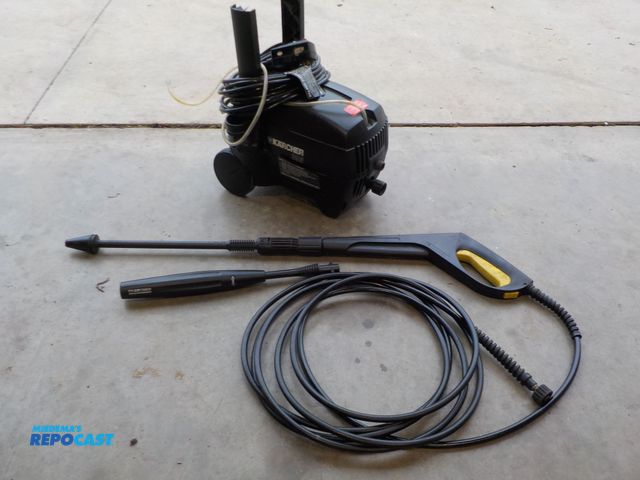 Lot 2-23651 - Karcher 395 electric powerwasher (2) spray nozzles, detergent tube, working unit, long powercord, 11...