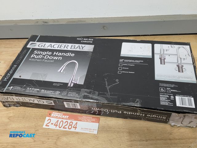 Lot 2-40284 - new kitchen faucet kit.