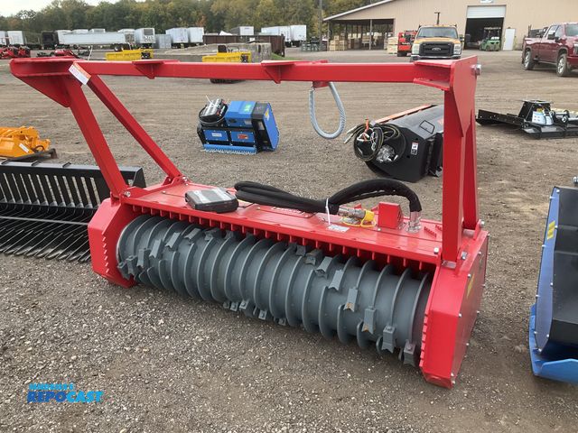 Lot 2-41913 - New Raytree 72” skid steer drum mulcher attachment model no. RMBD72, 30-45 GPM flow rate required, h...