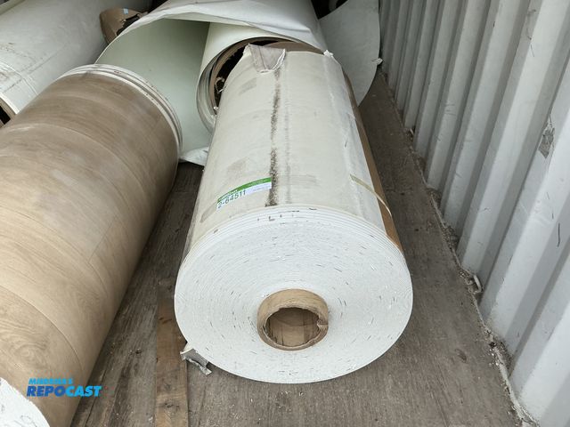 Lot 2-64511 - Roll of vinyl flooring, 47” wide, unknown length.