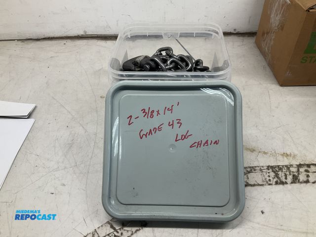 Lot 2-17104 - 2 Koch 3/8”x14’ Grade 43 1 Ton Log Chains