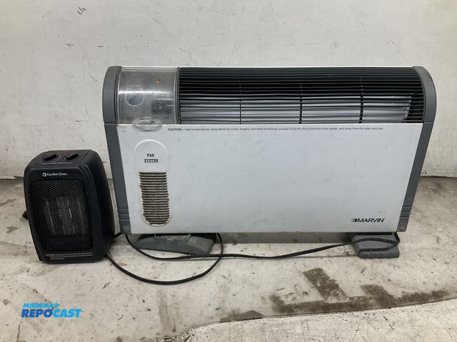 Lot 2-69130 - (1) World and Main CZ442WM Ceramic Heater, and (1) Marvin Model 3150 Electric Heater