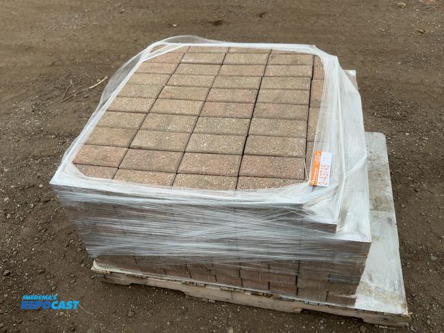 Lot 2-43745 - (386) Matching Brick Pavers, 4”x8”x2.5”