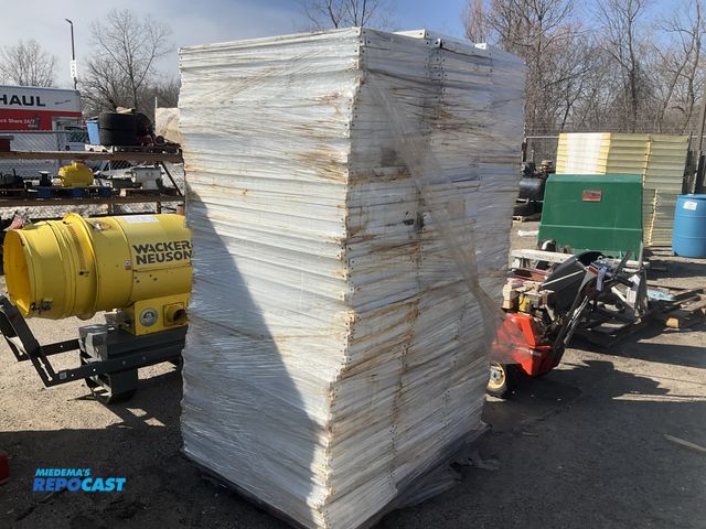 Lot 2-95172 - Approximately 207 White Metal Shelves 37”x15” (Minor Damages/Rust)