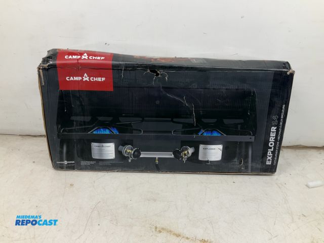 Lot 2-19644 - Camp chef Explorer 4 two-burner stove